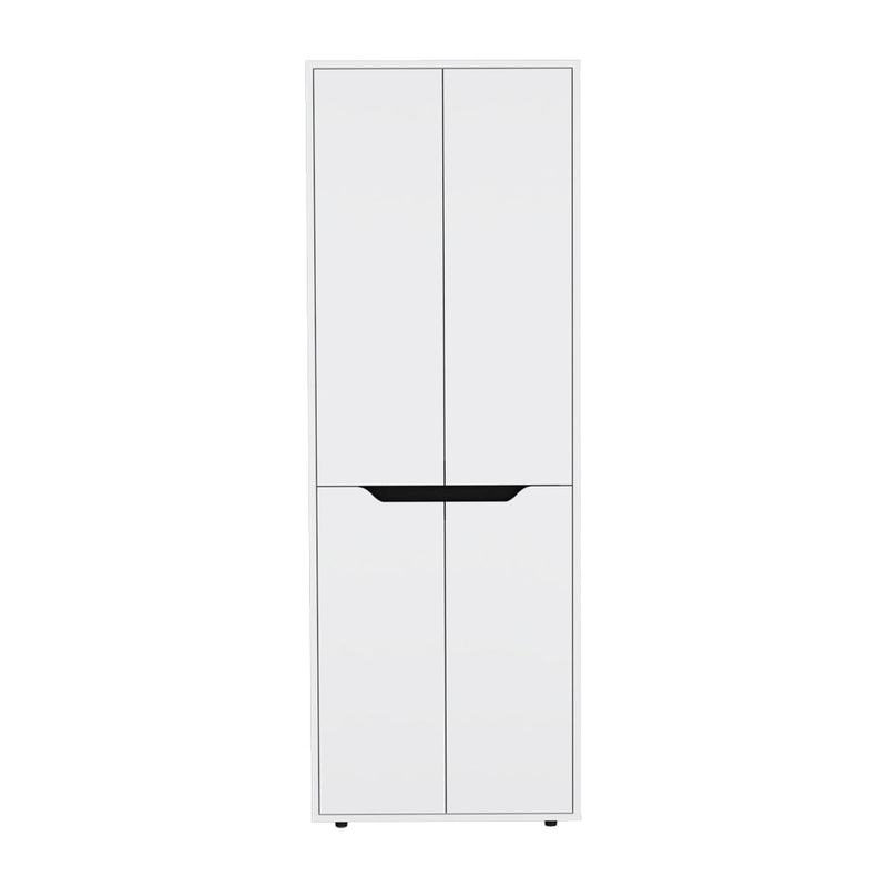 Multistorage Kitchen Pantry Hepler, Kitchen, White / Black-1