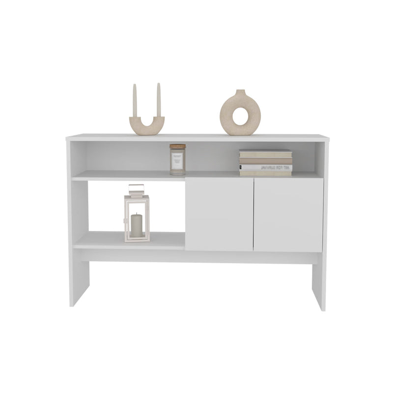 Console Table Midway, Living Room, White-2