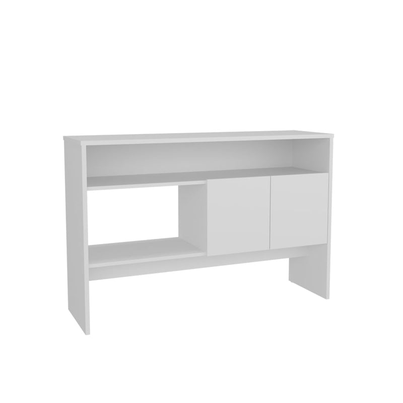 Console Table Midway, Living Room, White-4