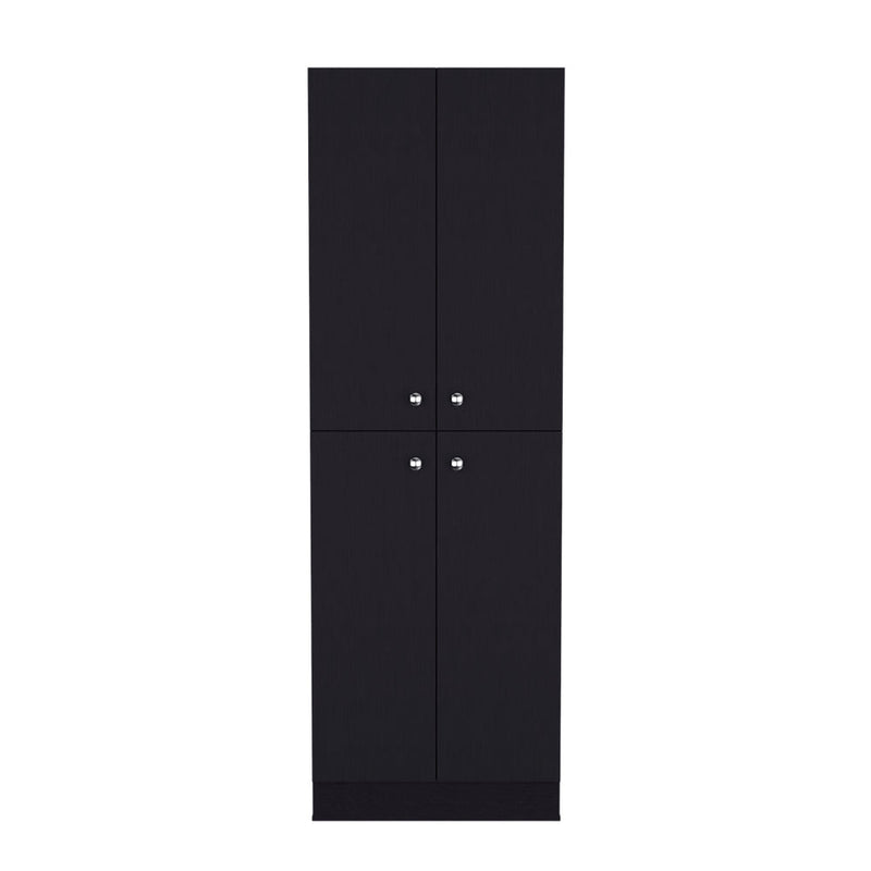 Pantry Cabinet Coahoma, Kitchen, Black-1