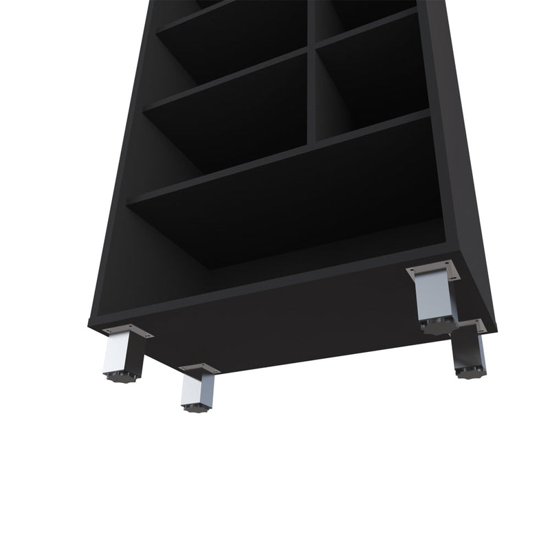 Bookcase Midway, Office, Black-4