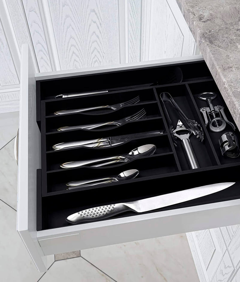 Black Silverware Tray-9