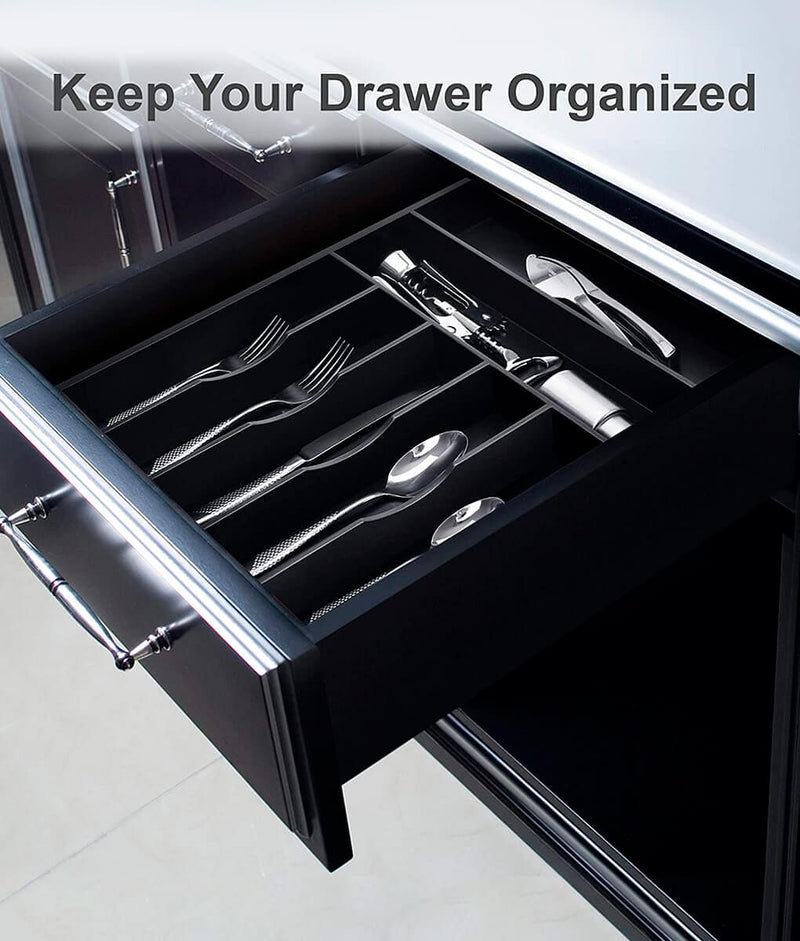 Silverware Tray Black-5