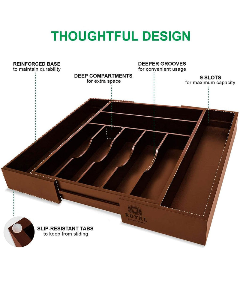 Brown Drawer Organizer-3