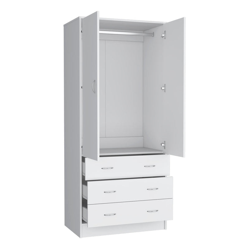 Armoire Ramey, Bedroom, White-5