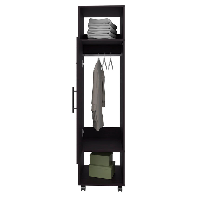 Wardrobe Boston, Bedroom, Black-3