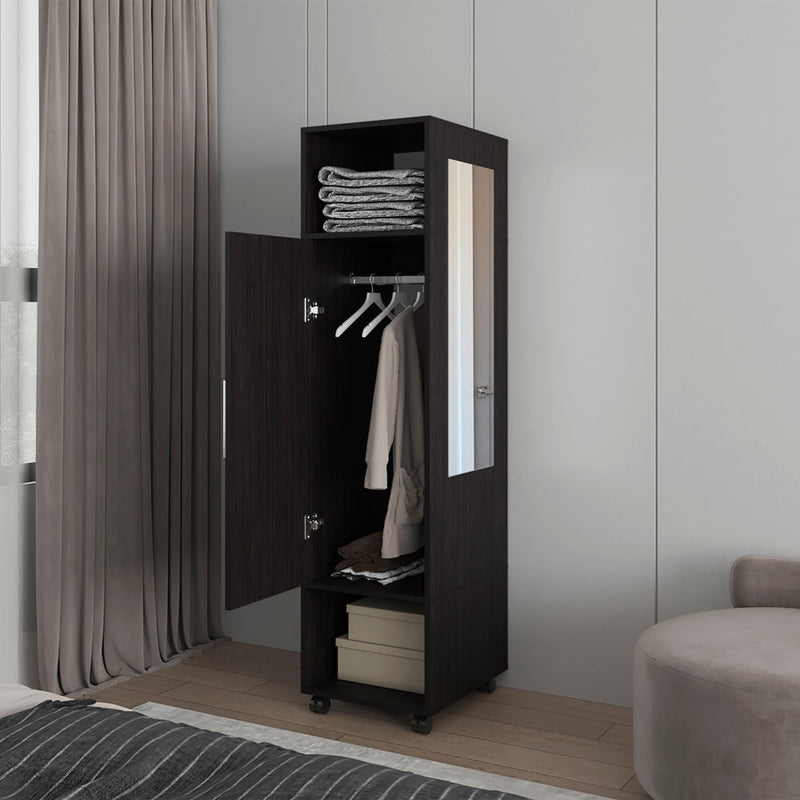 Wardrobe Boston, Bedroom, Black-1