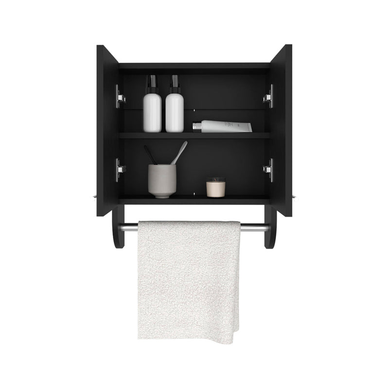 Medicine Cabinet Riley, Bathroom, Black-4