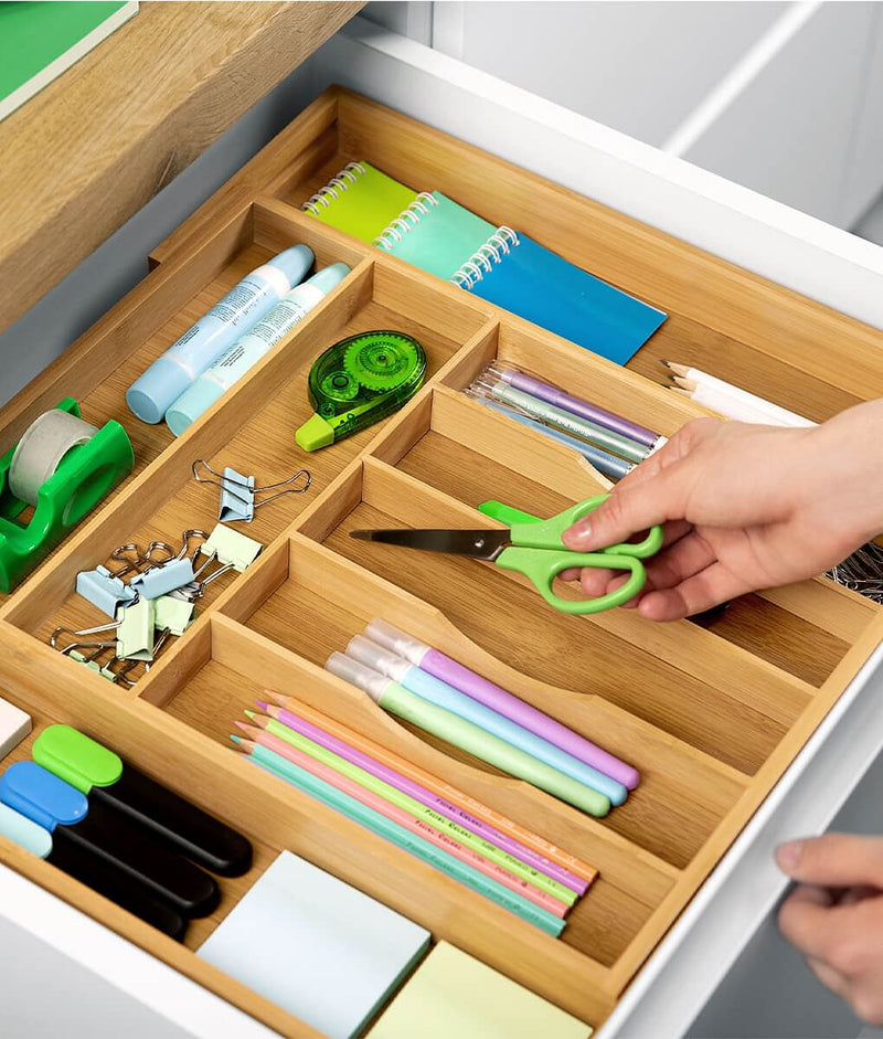 Silverware Drawer Organizer 9 Slots-3