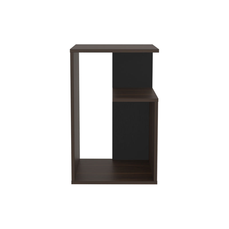 Side Table Sallis, Living Room, Dark Oak / Black-3