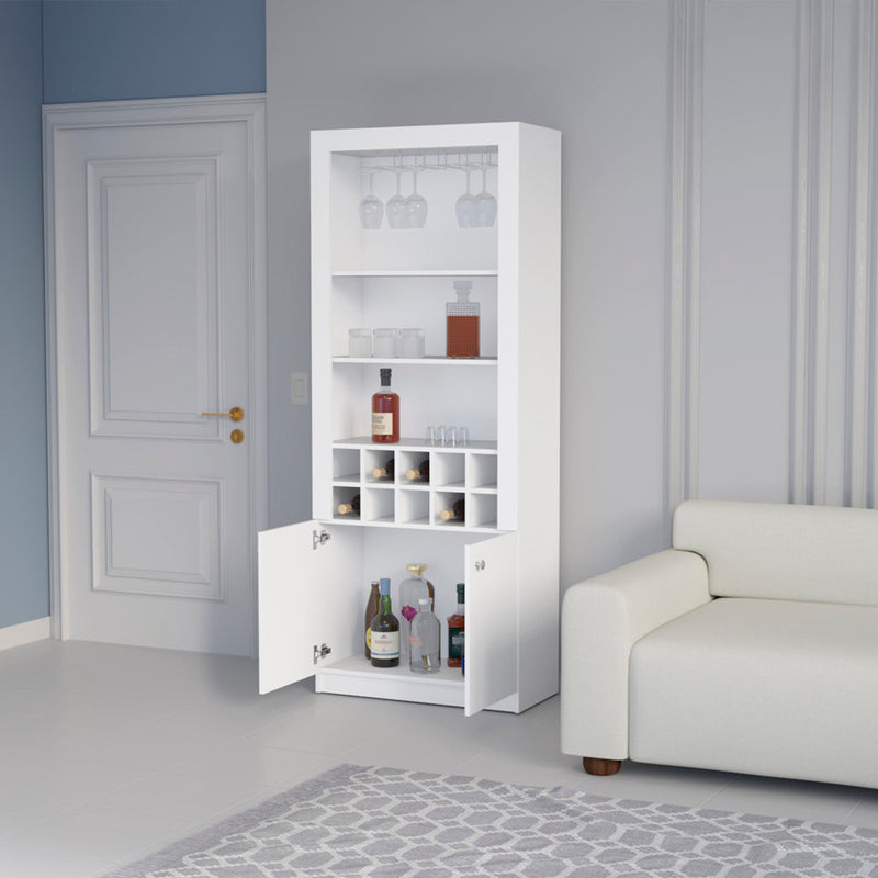 Bar Cabinet Nixon, Living Room, White-3