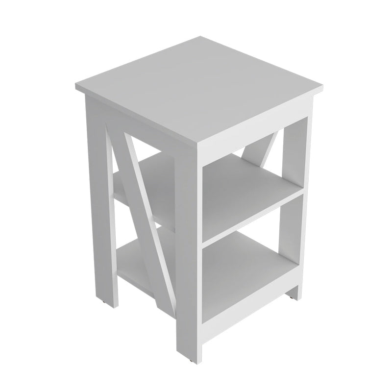 Side Table Rossville, Living Room, White-6