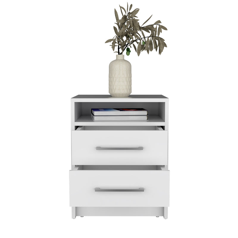 Nightstand Chase, Bedroom, White-4