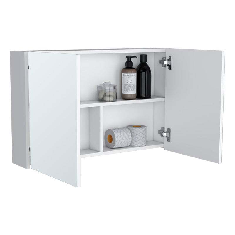 Medicine Cabinet Mansfield, Bathroom, White-4