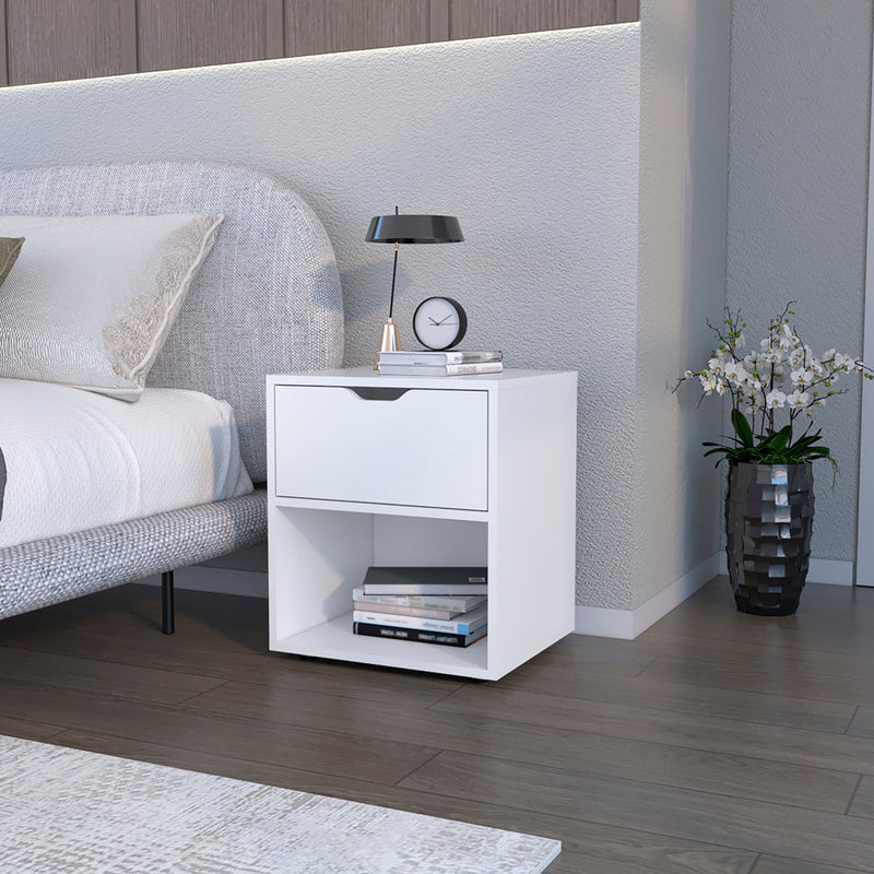 Nightstand Altheimer, Bedroom, White-0