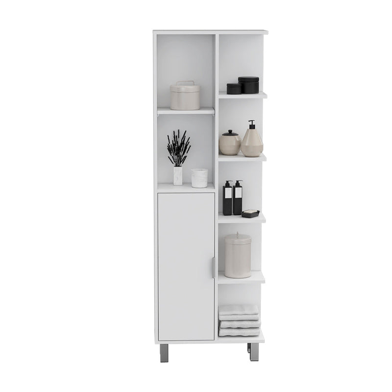 Linen Cabinet Derby, Bathroom, White-5