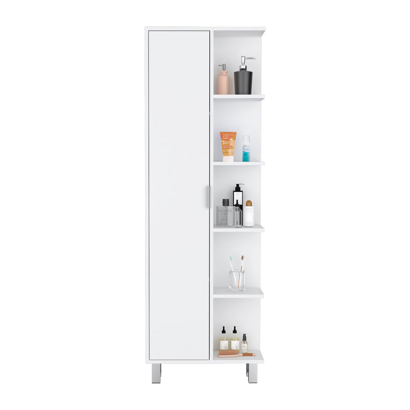 Linen Cabinet Sandy, Bathroom, White-5