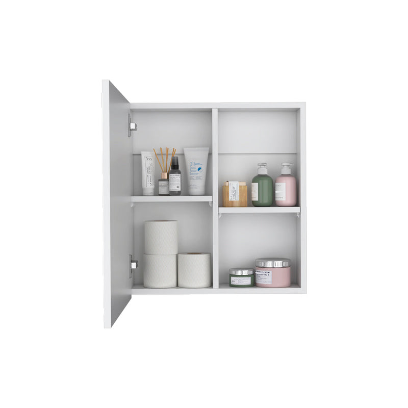 Medicine Cabinet Clayton, Bathroom, White-3