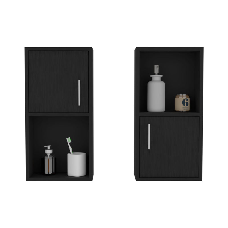 Medicine Cabinet Florence, Bathroom, Black-5