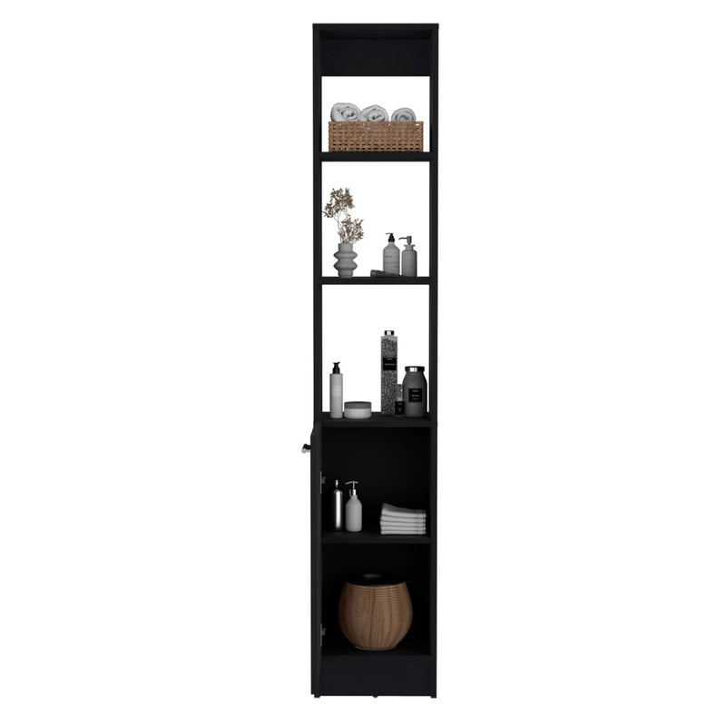 Linen Cabinet Marion, Bathroom, Black-5