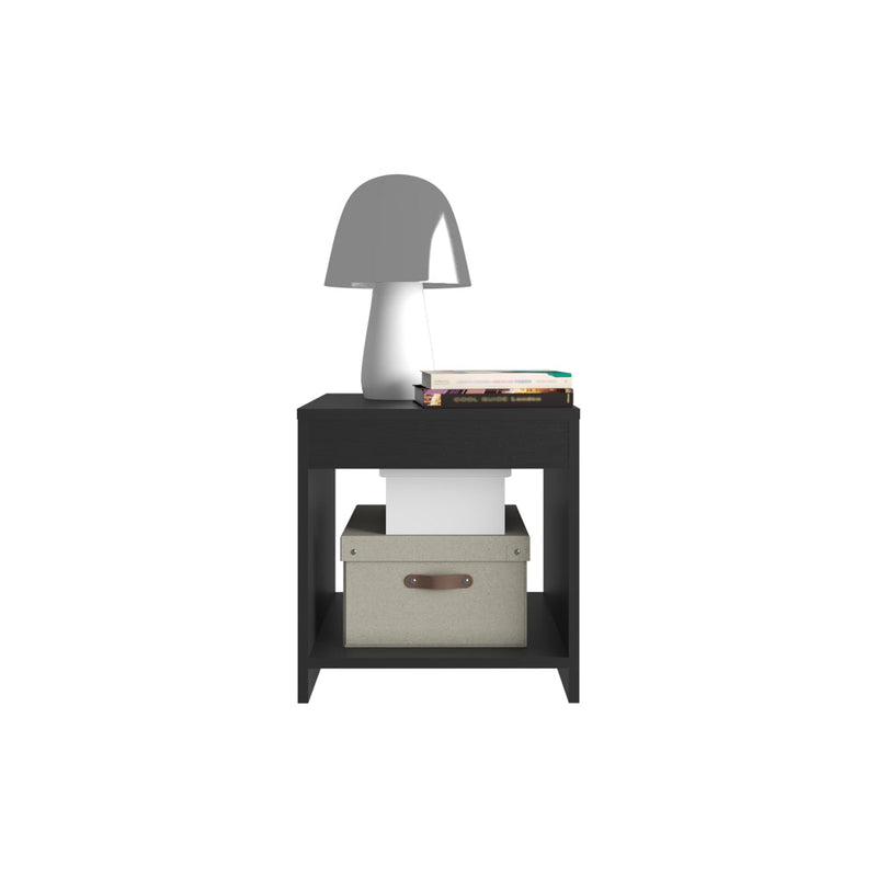 Nightstand Elaine, Bedroom, Black-1