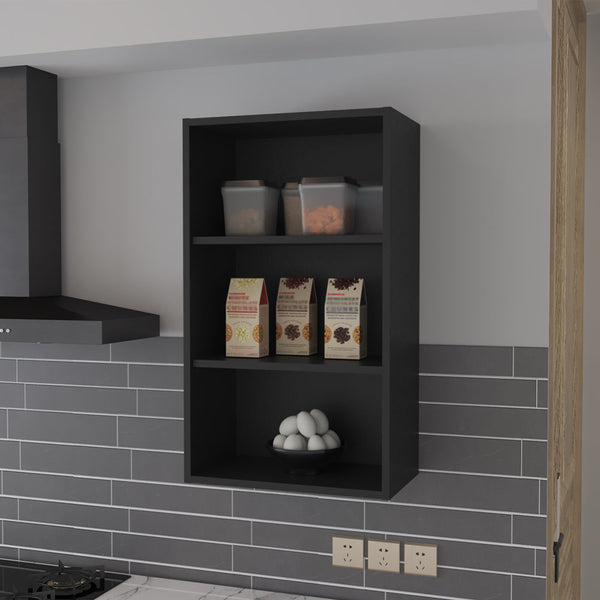 Wall Cabinet Aspen, Kitchen, Black-0