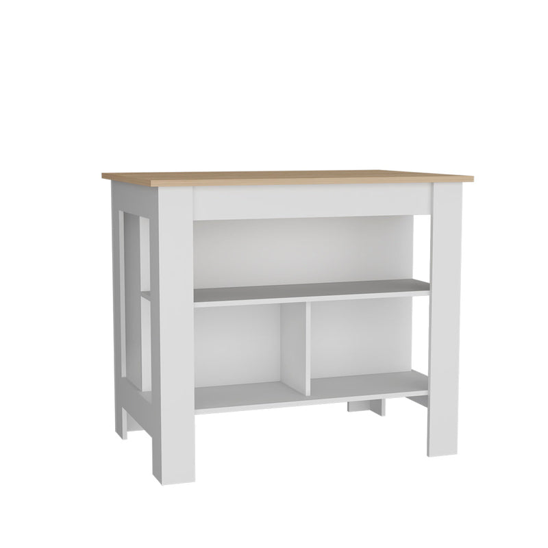 Kitchen Island Ada, Kitchen, Light Pine / White-3