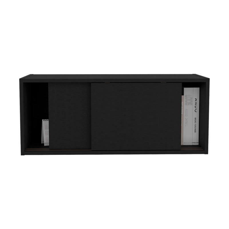 Wall Cabinet Bliss, Office, Black-3