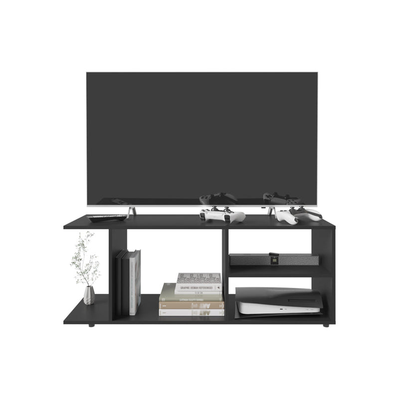 Entertainment Center Barton, Living Room, Black-1