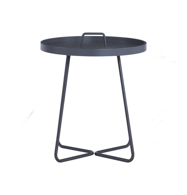 Jax Round Coffee Table - Grey-0