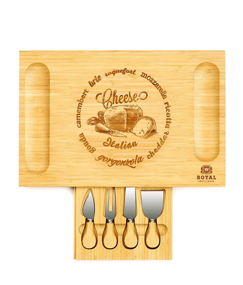 Cheese board with knives-1