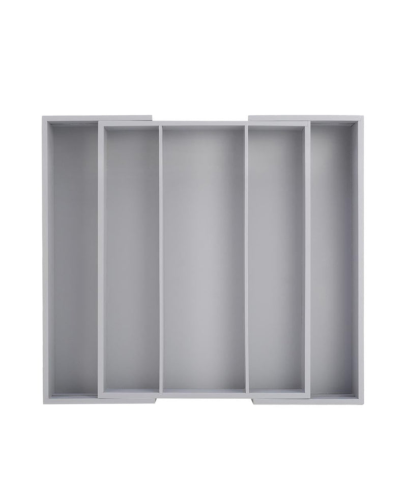 Utensil Holder Drawer Organizer Gray-1