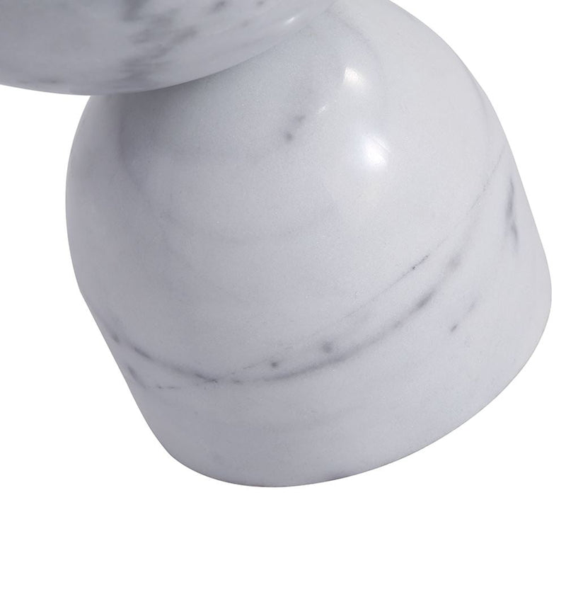 Pénélope Side Table - White Marble-5