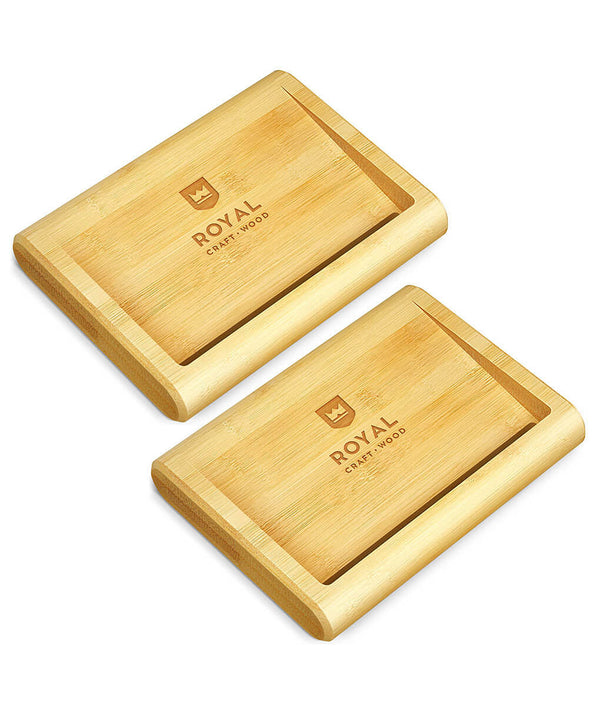 Bamboo Soap Dish Set of 2-0