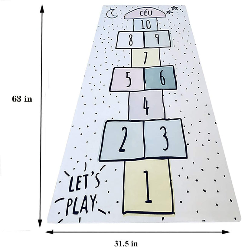 Kids Hopscotch Floor Rug Mat 63x31