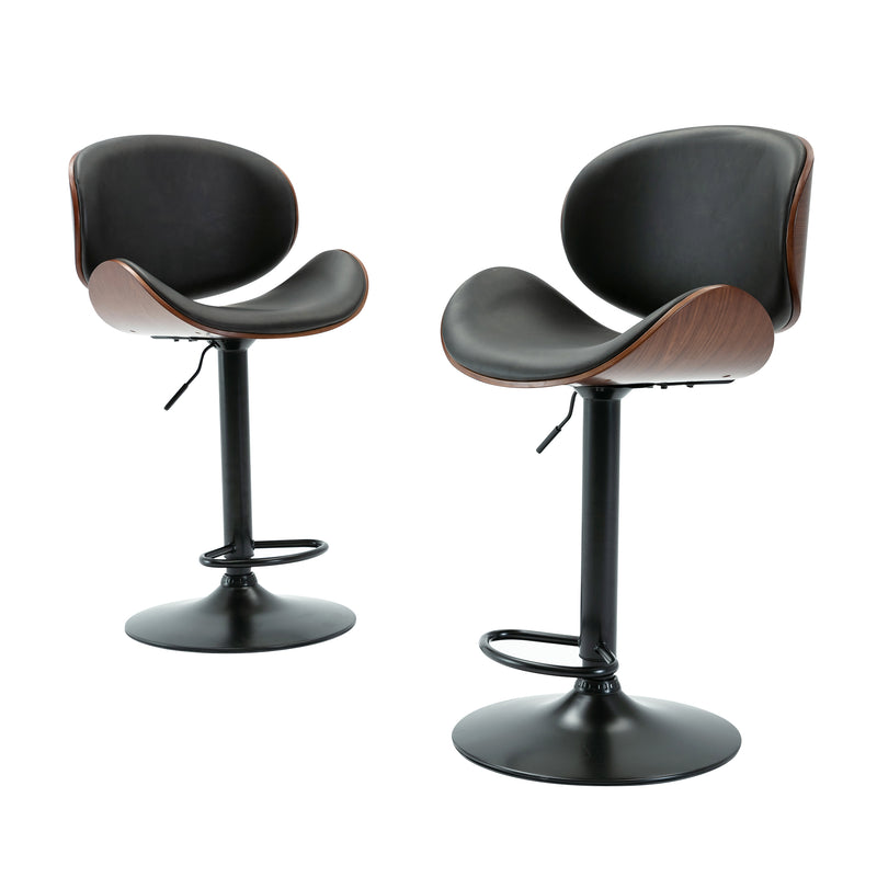 Set of 2 Adjustable Bar Stools