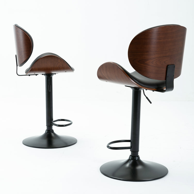 Set of 2 Adjustable Bar Stools