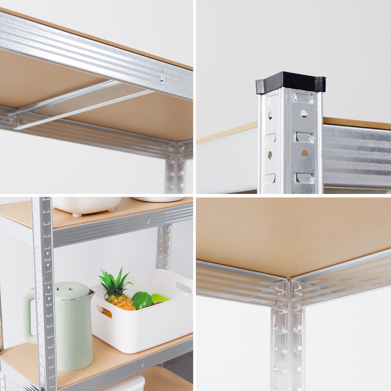 5-Tier Utility Shelves, Metal Storage Shelves