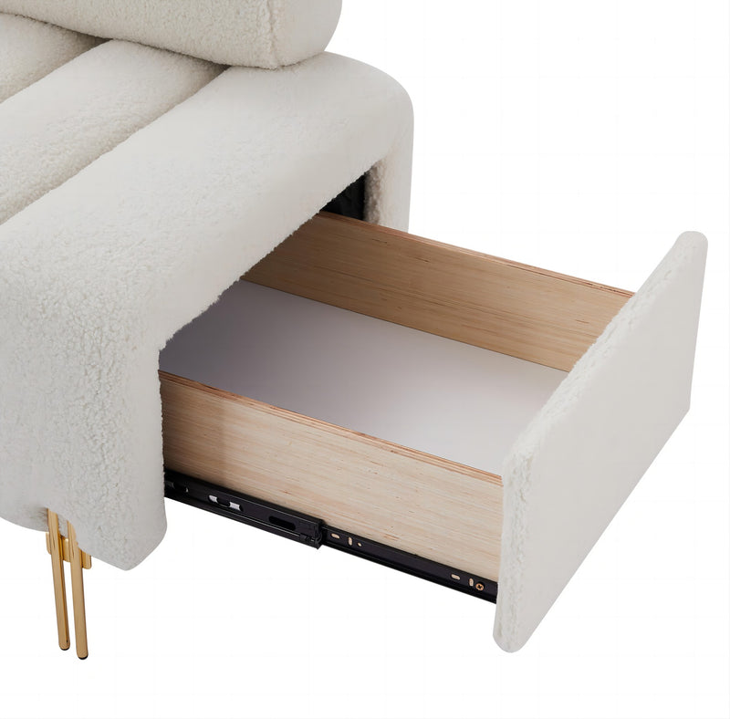 compartment footstool sofa