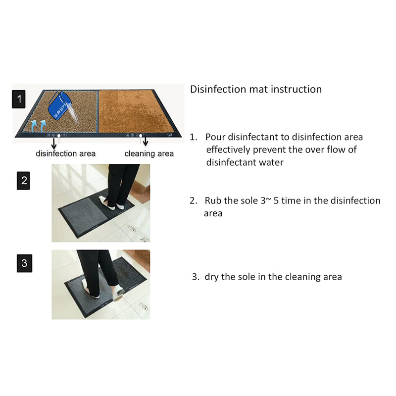 2 in 1 Disinfecting Sanitizing Floor Entrance Mat