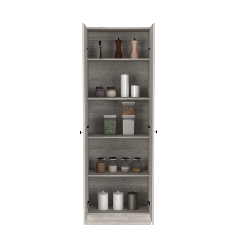 Storage Cabinet Pipestone, Double Door, Light Gray Finish-9