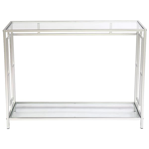 Toughened Glass Panel Console Table