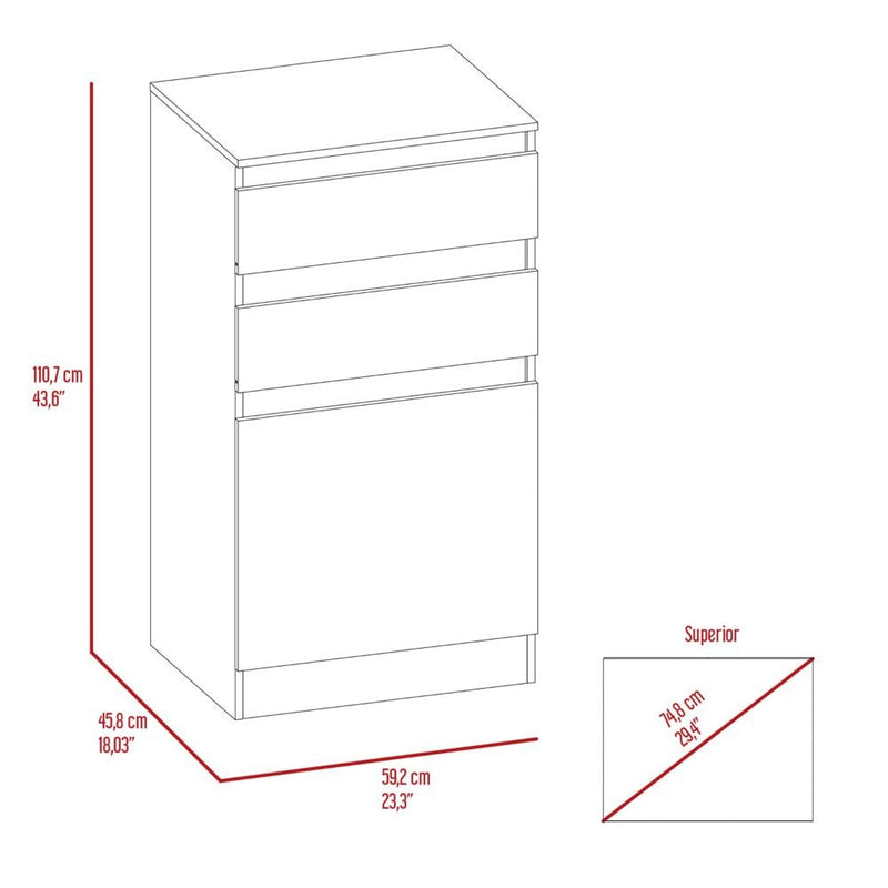 Dresser Asturias, Jewerly Box, Dark Walnut Finish-8