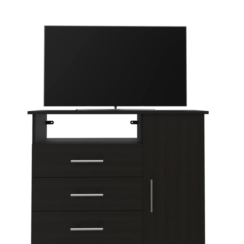 Dresser Beaufort, Four Drawers, Black Wengue Finish-4