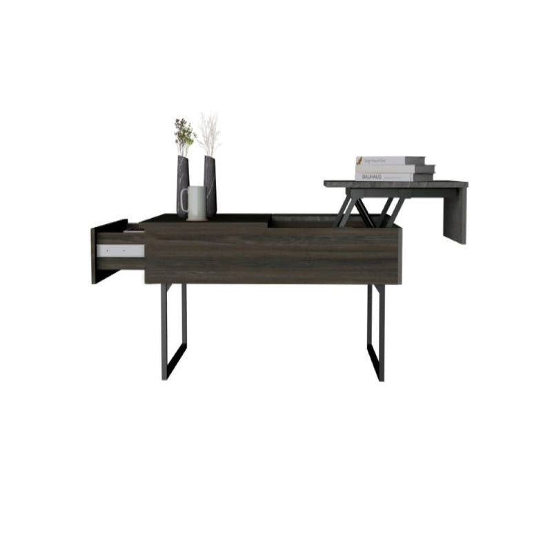 Lift Top Coffee Table 2 Dazza, One Drawer, Carbon Espresso / Onyx Finish-2