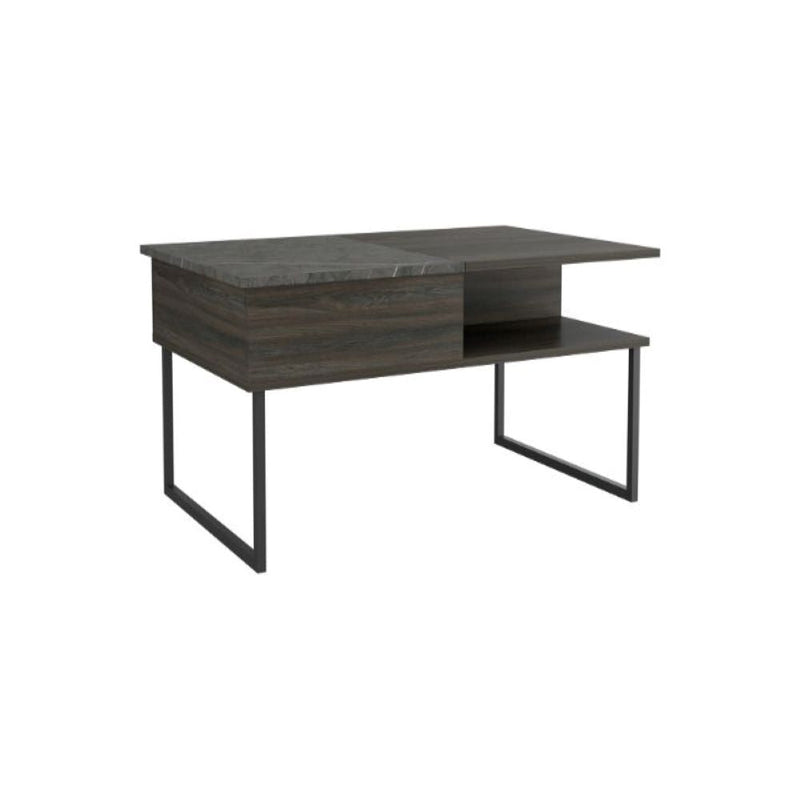 Lift Top Coffee Table Juvve, One Shelf, Carbon Espresso / Onyx Finish-5