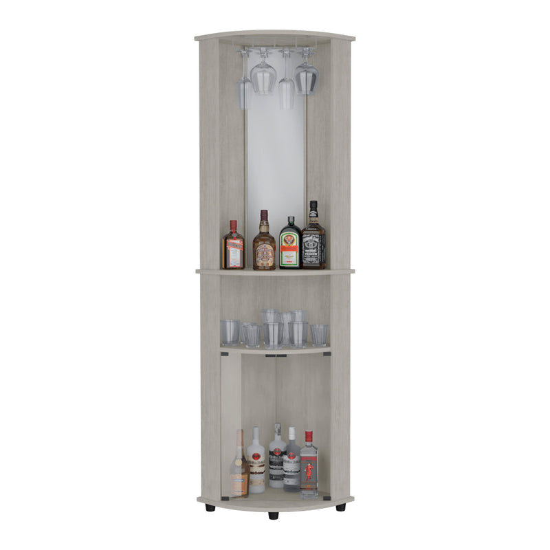 Bar Cabinet Corner,Bar Cabinet, Rialto, Concrete Gray, Concrete Gray Finish-2