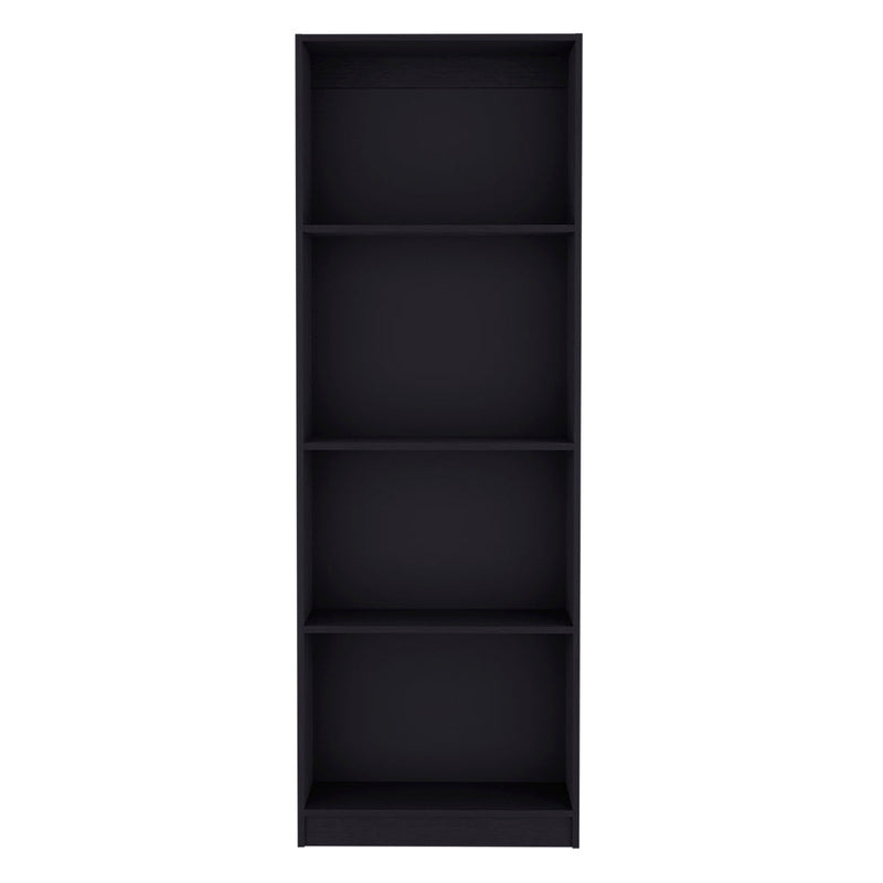 Bookcase Benzoni, Multi-Tier Storage Shelves, Black Wengue Finish-6