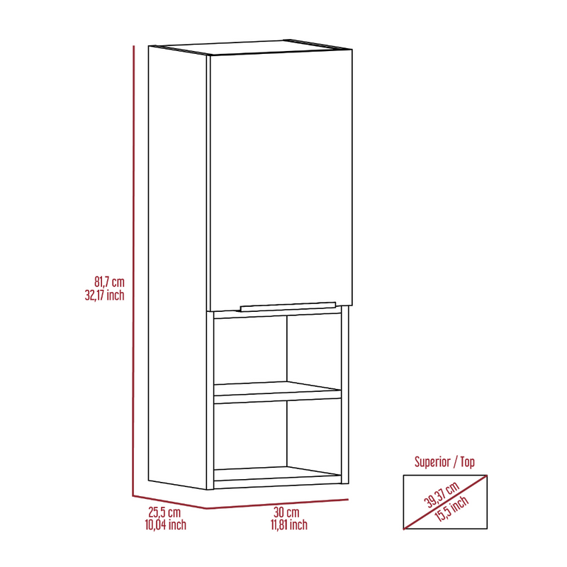 Medicine Cabinet  Hazelton,Bathroom, Smokey Oak Finish-7