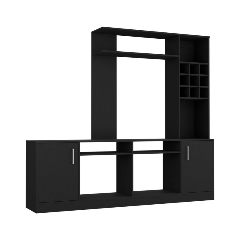 Entertainment Center Modoc For TV´s up 78", Black Wengue Finish-5